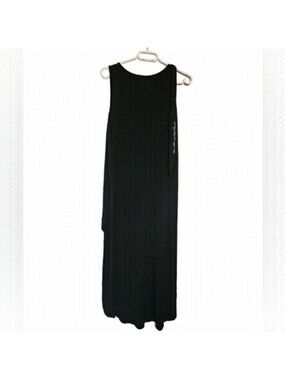 The roster maxi cotton black sleeveless stretched dress size medium